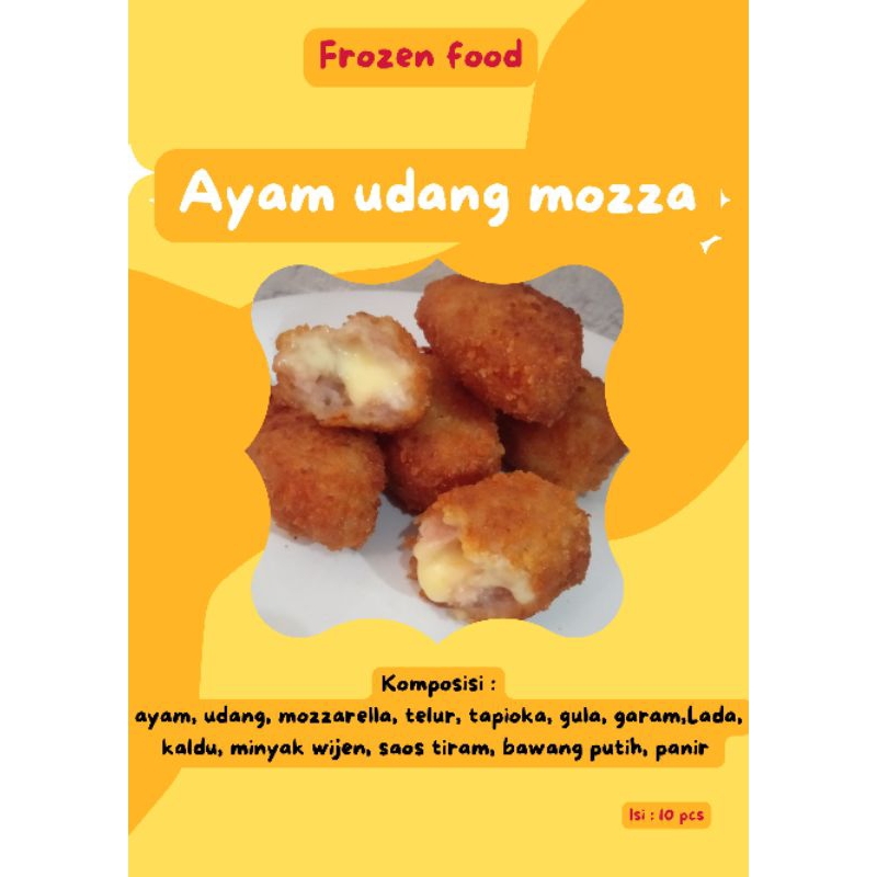 

ayam udang mozza