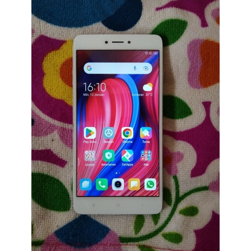 redmi note 4x snapdragon ram 3 normal jaya lcd original siap pakai masih mulus