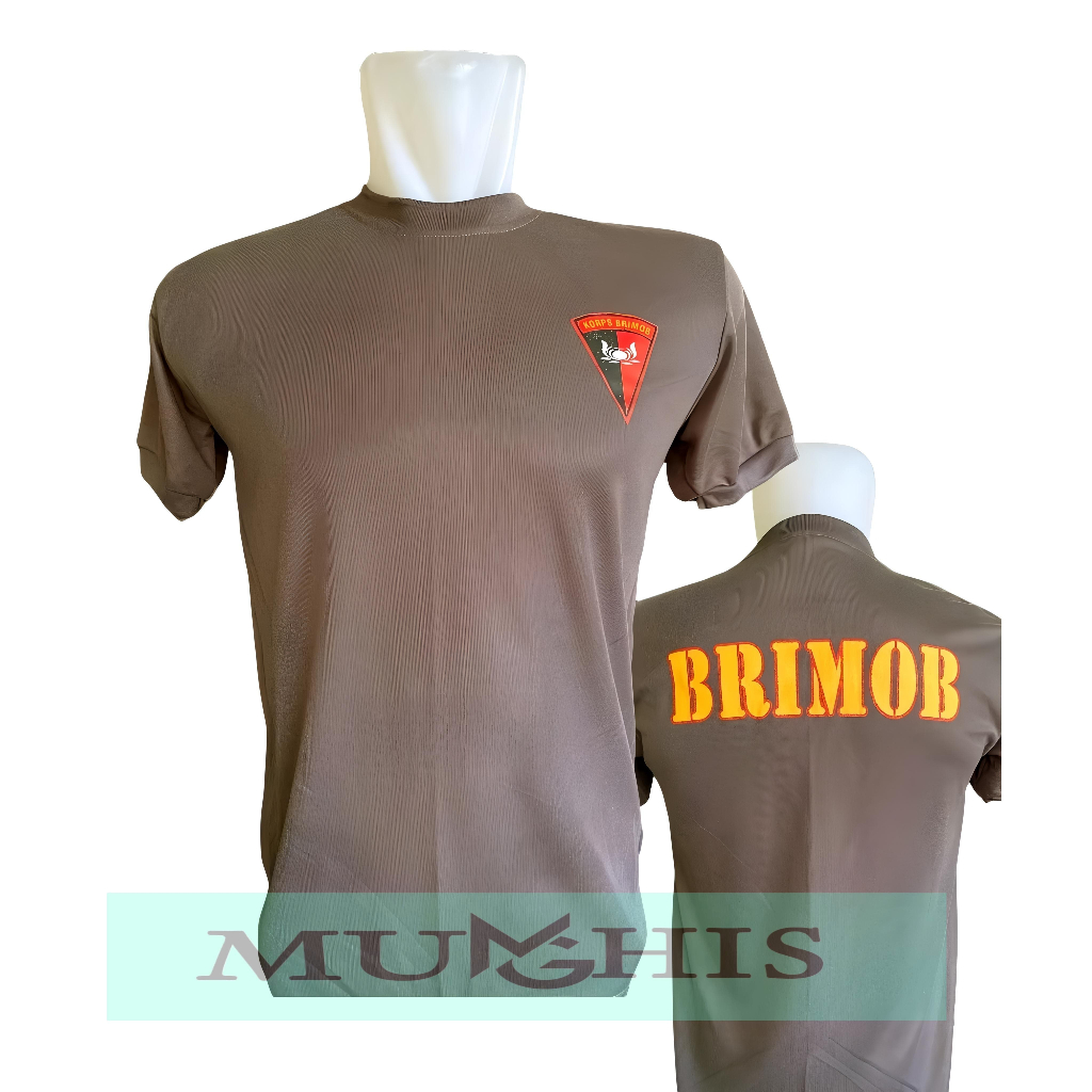 KAOS BRIMOB POLRI - KAOS DINAS BRIMOB POLRI TERBARU BERKUALITAS|KAOS POLISI BRIMOB 3 WARNA|BAJU BRIM