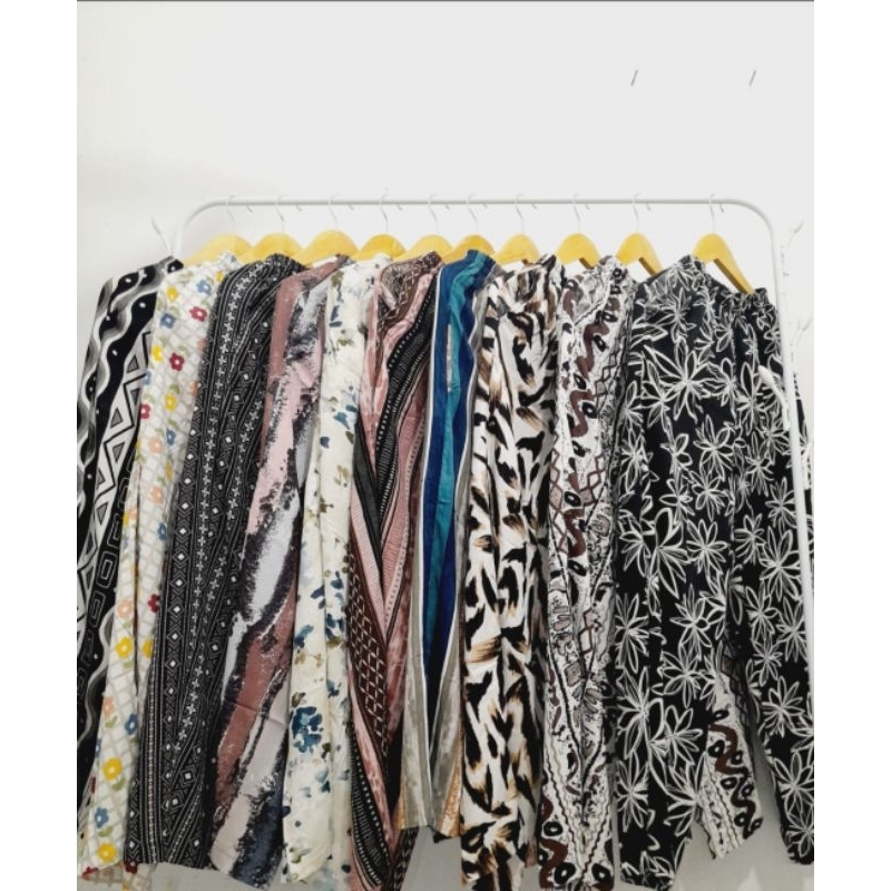 celana kulot harian wanita terlaris/ celana panjang wanita/celana wanita motif bunga