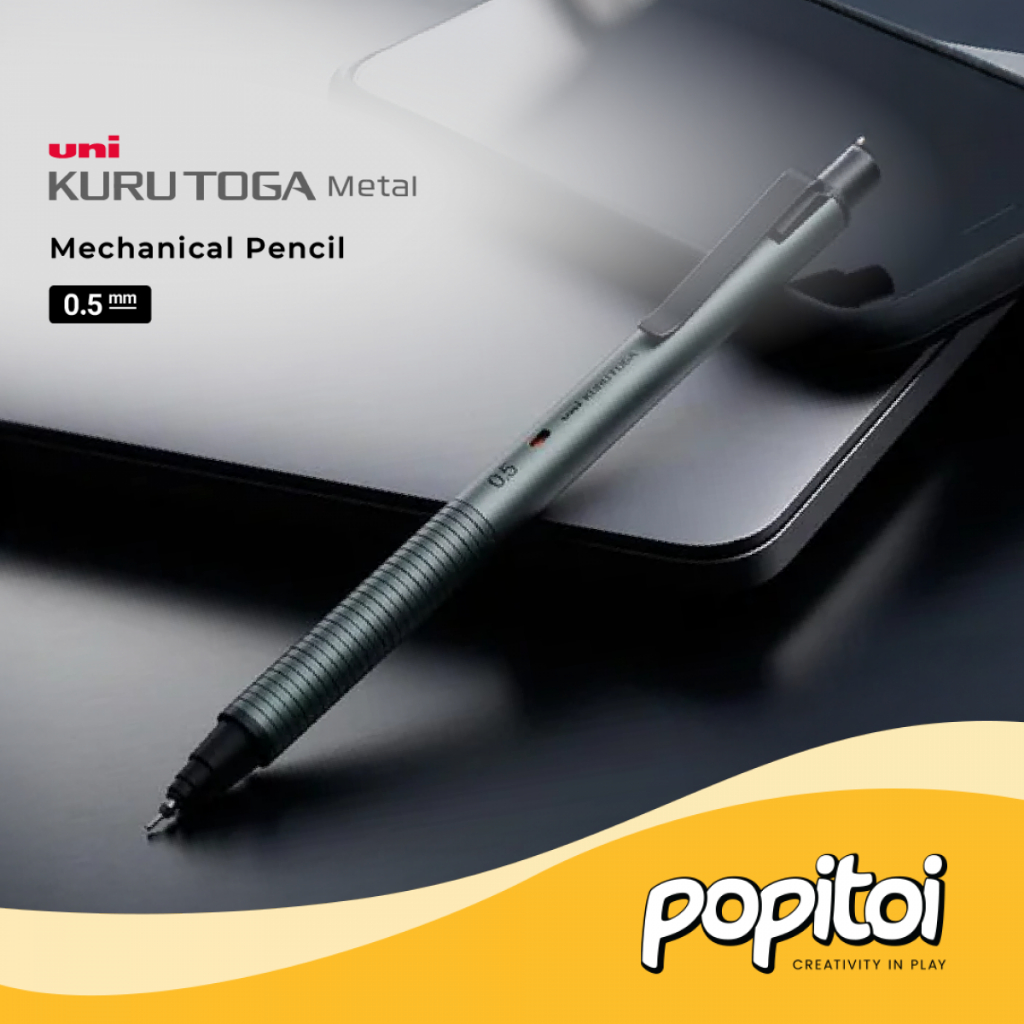 

UNI M5-KH Kuru Toga Metal Mechanical Pencil 0.5 mm Pensil Mekanik Kurutoga