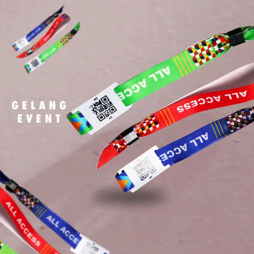 

Gelang Lanyard Event Custom 2cm | Wristband Lanyard Lock | Tiket Konser Lanyard Custom (Min order 50 pcs)