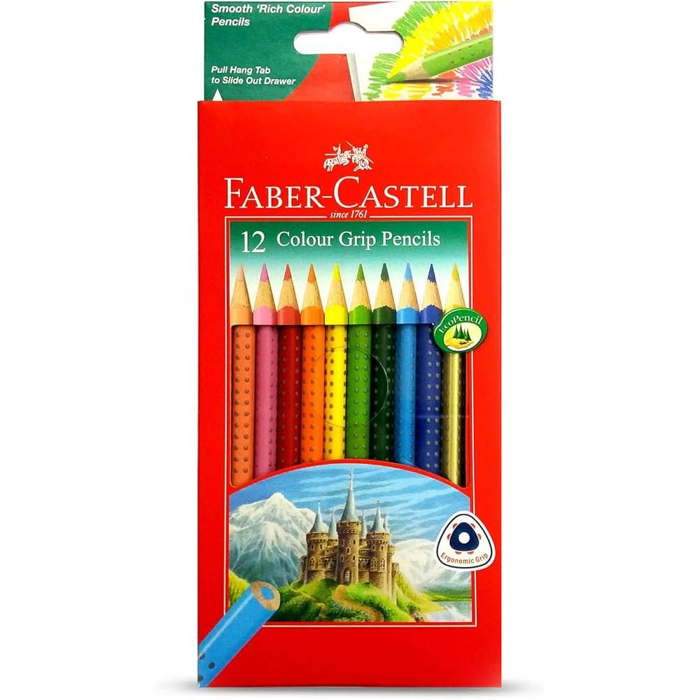 

FABER CASTELL 12 COLOUR PENCILS| PENSIL WARNA FABER CASTELL 12 WARNA 116252| M21 STATIONERY