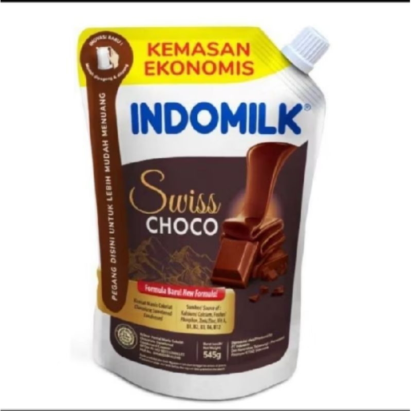 

Indomilk Pouch 545g Susu Kental Manis full cream / cokelat