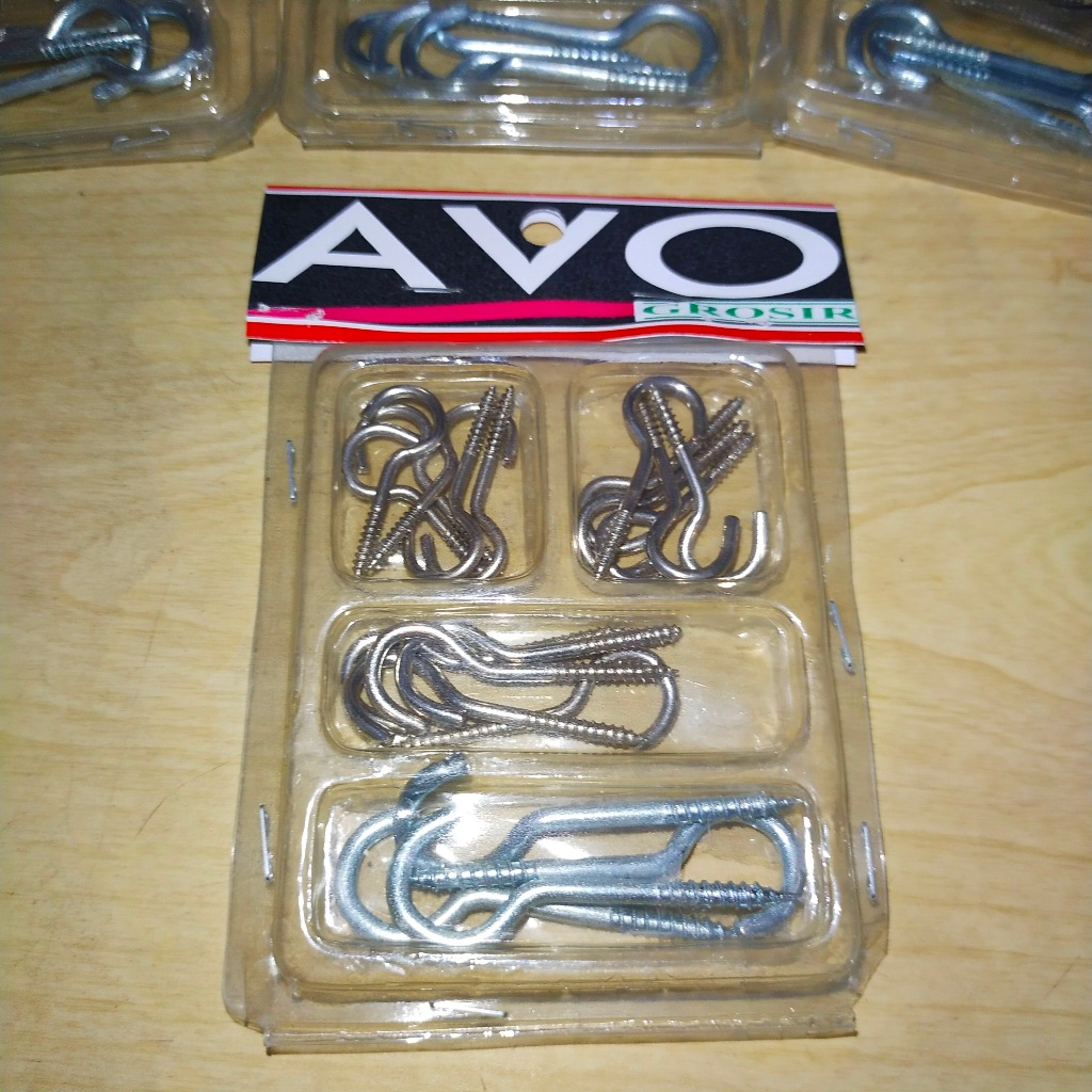 Sekrup gantungan sangkar burung set paku tanda tanya