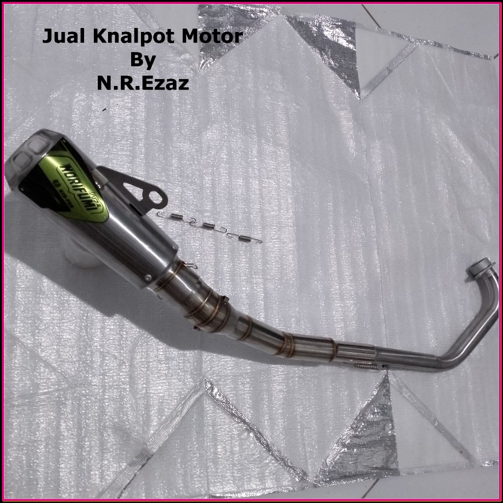 Jual Knalpot GTX NORIFUMI Stainless Motor Jupiter Mx 135 Lama Mx135 New