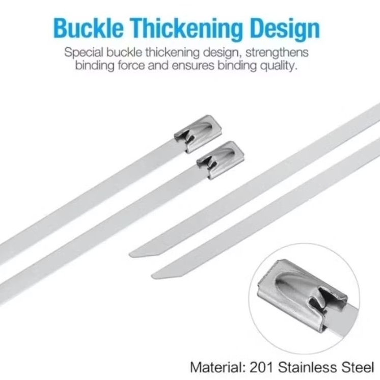 

Kabel Ties Stainless Steel SUS 304 10/20/25CM