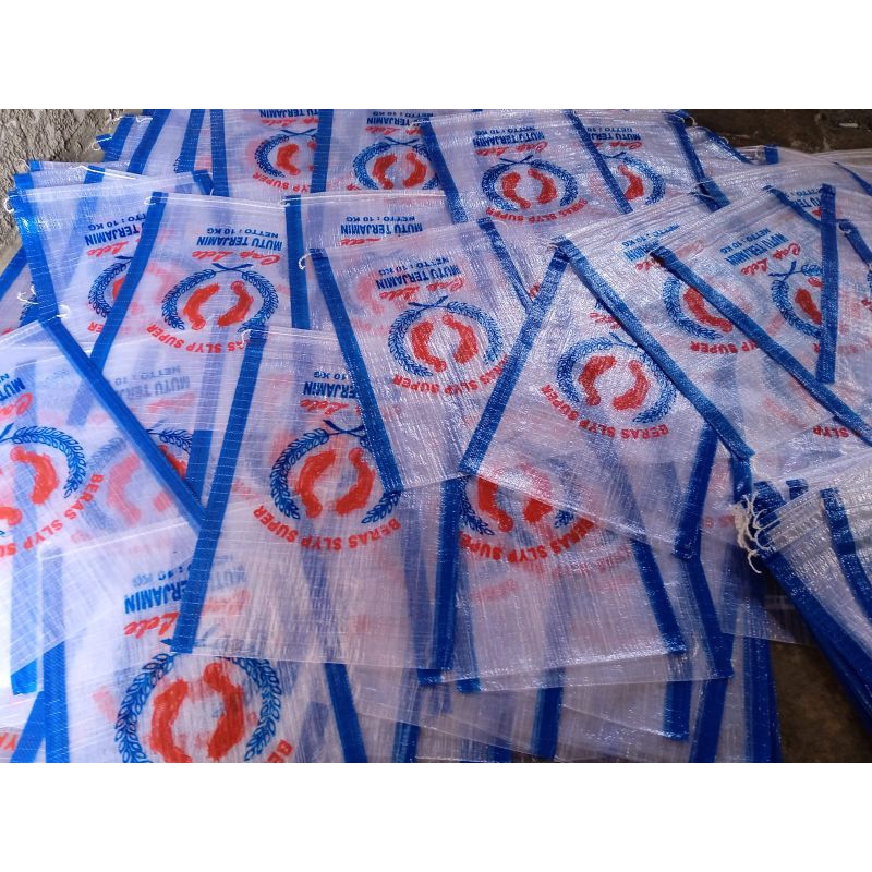 Karung Beras 5kg Sablon Custom (Cetak Minimal 500lembar)
