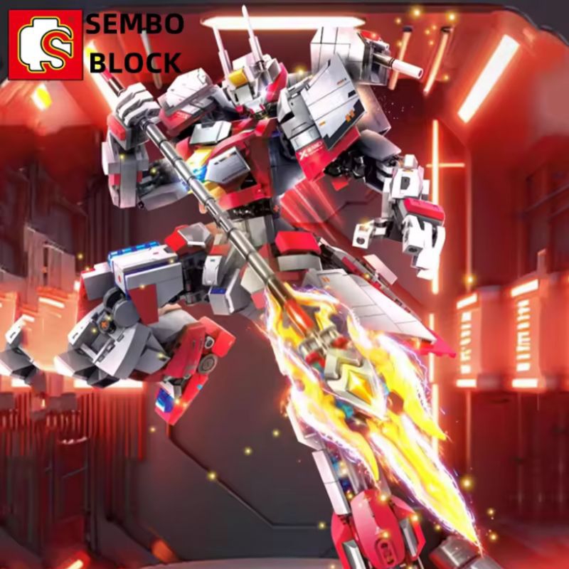 Sembo block Transformer robot warship model 1248 pcs original