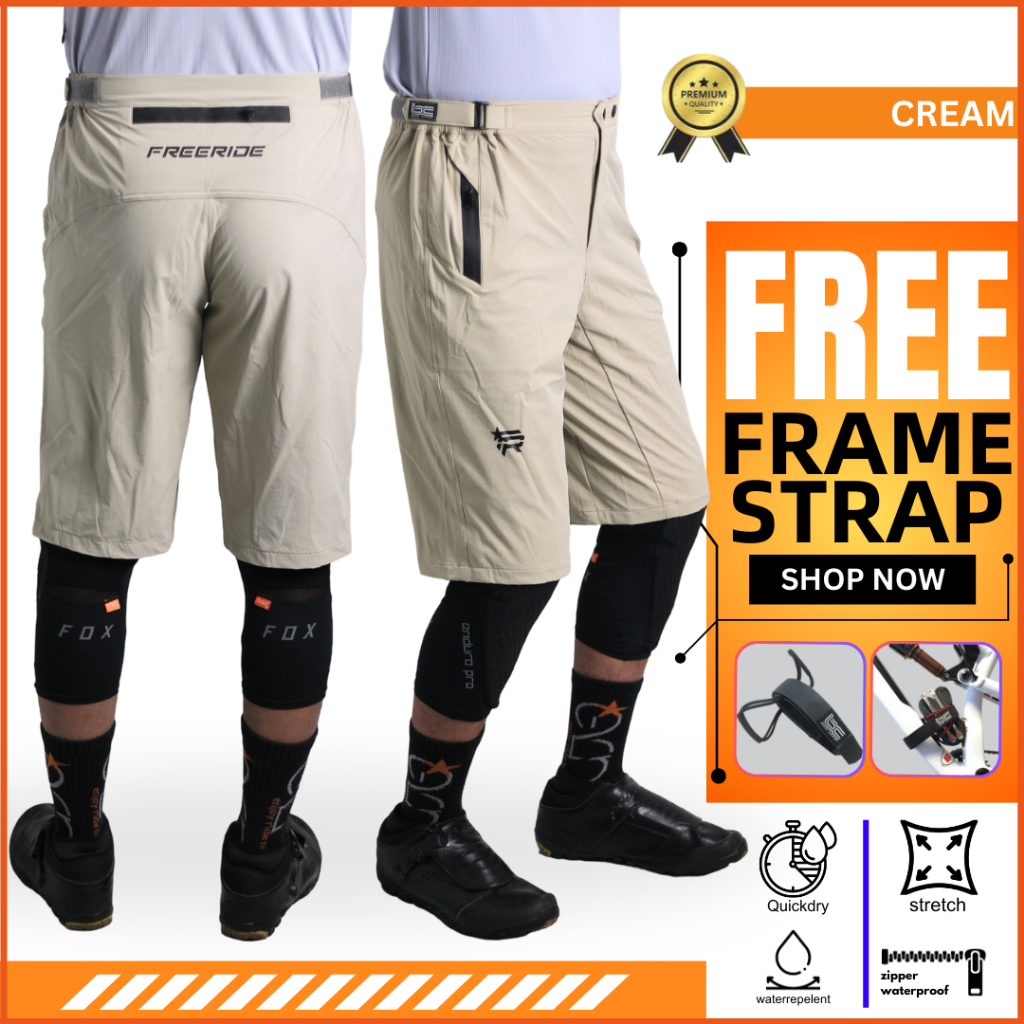 Celana gowes goes Downhil tracking trail running pendek naik gunung sepeda mtb pria freeride