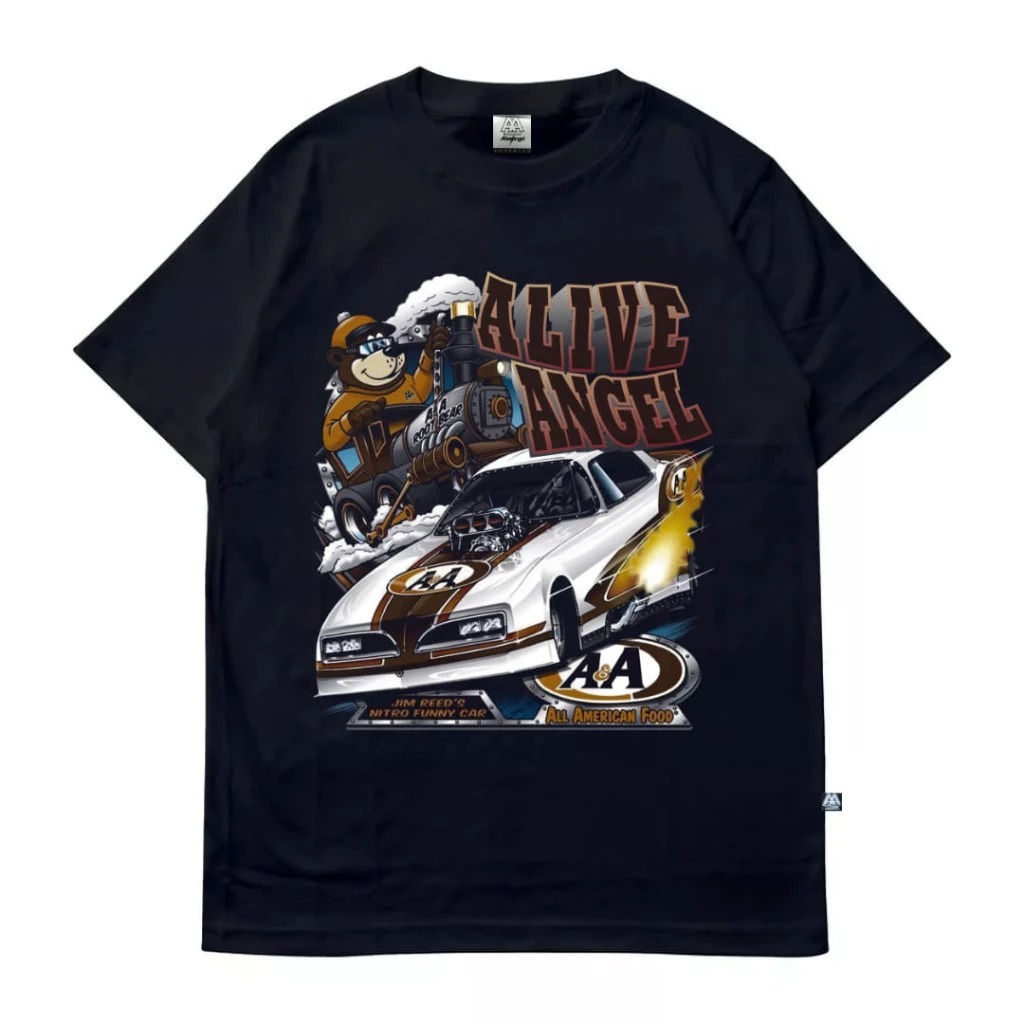 KAOS DISTRO UNISEX NASCAR VINTAGE ROOT BEAR TSHIRT DISTRO ORIGINAL PRIA WANITA STREETWEAR LENGAN PEN