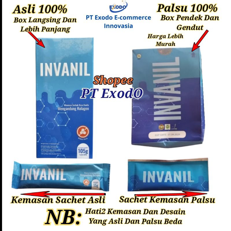 

INVANIL Minuman Collagen Invanil Atasi Semua Masalah Tubuh Secara Alami Herbal Lulus BPOM