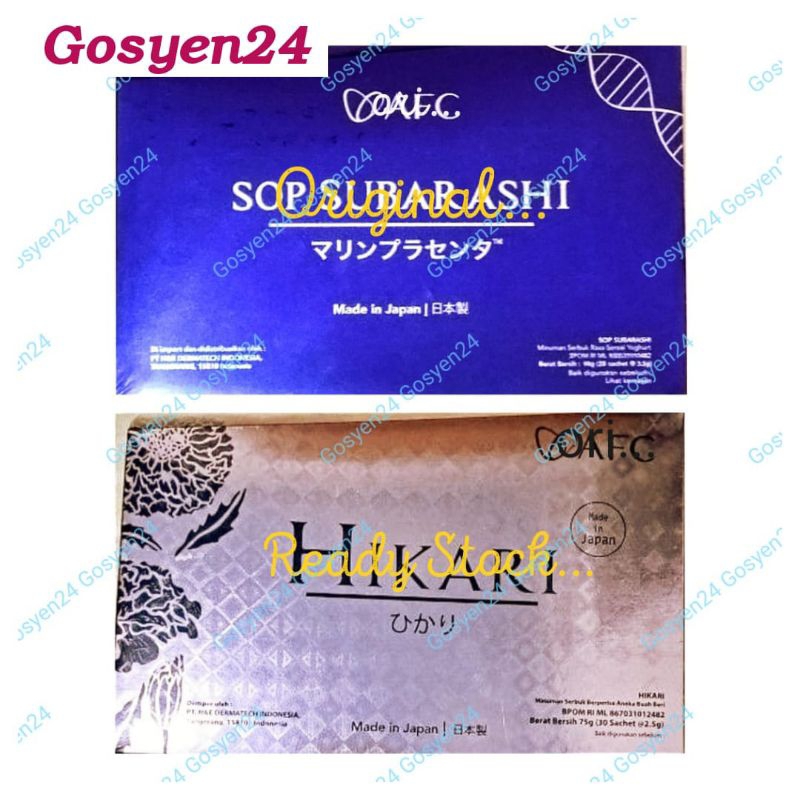 

Paket Subarashi + Hikari Vitamin Mata dan Otak exp 2027