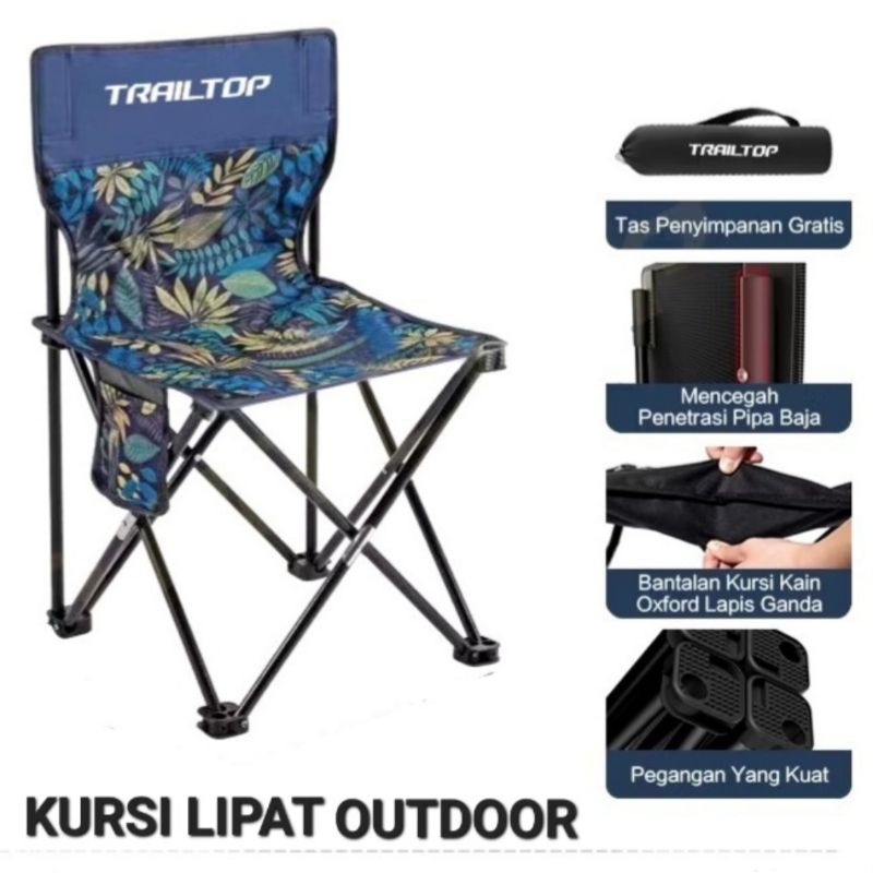 Kursi Lipat Outdoor Portable Jumbo Size TRAILTOP