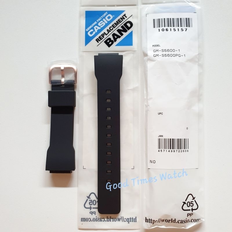 STRAP G-SHOCK GM-S5600-1 GM S5600 GM S5600PG CASIO ORIGINAL