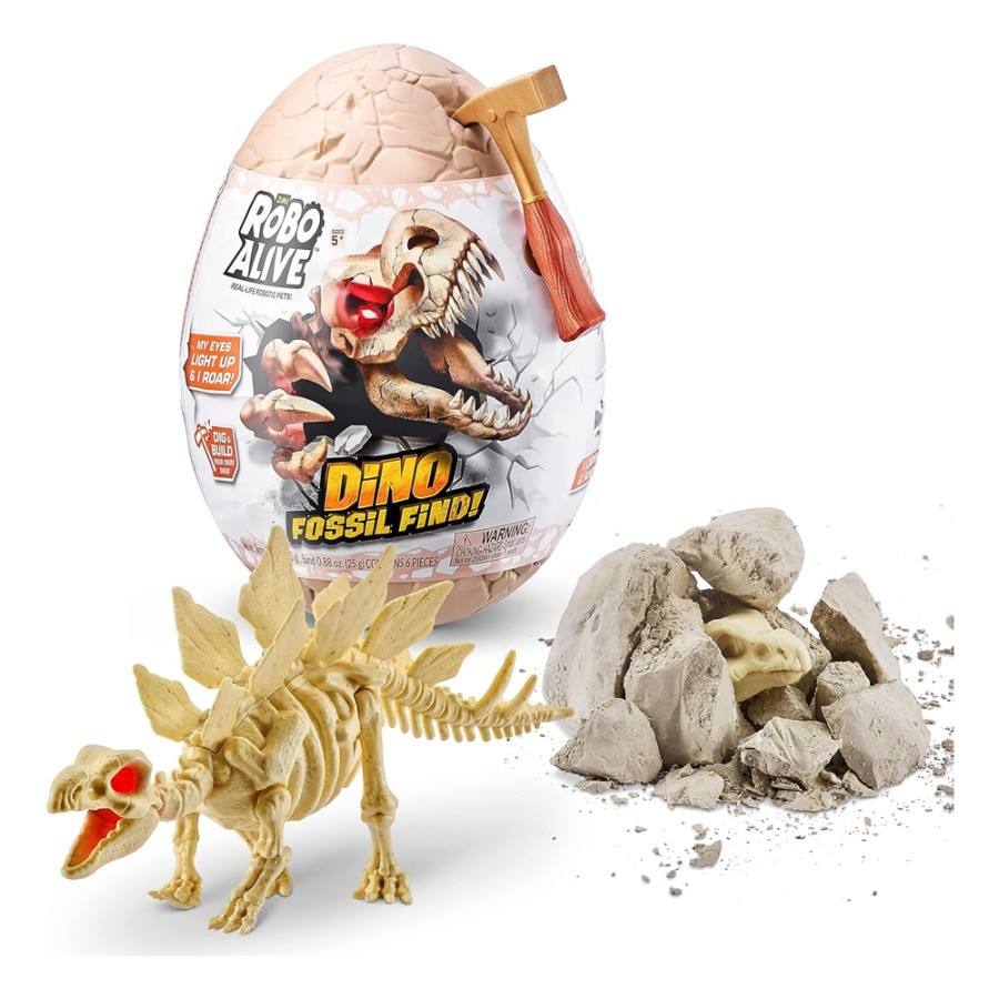 Robo Alive Dino Fossil Find by ZURU Excavate Dinosaur
