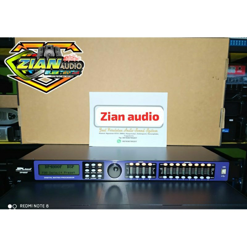 SPL Audio Speaker Management DP4800FIR original (Bonus Kaos)