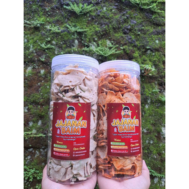 

Basreng Jajanan Baim kemasan toples