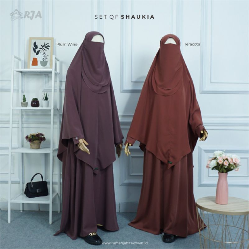 GAMIS SET JILBAB - SET SHAUKIA - DRESS SHAUKIA SET