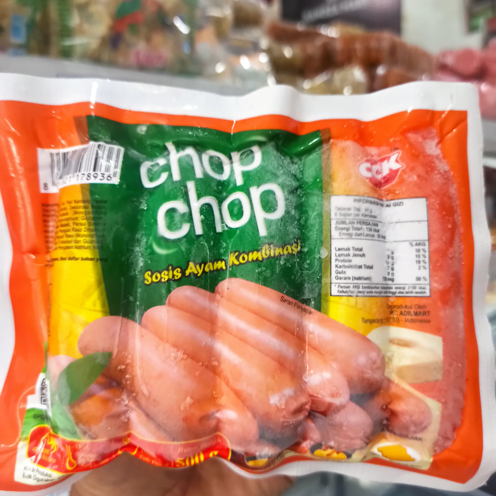 

Chop-Chop Sosis Bakar Ayam Kombinasi 500 G