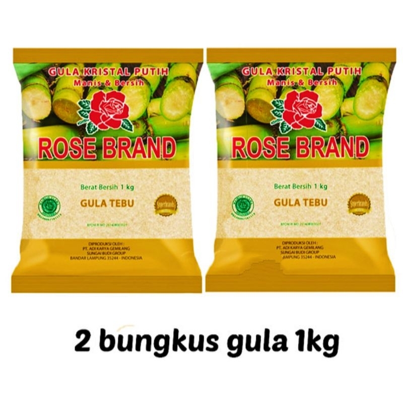 

Gula Rose Brand 1 kg 2 pcs