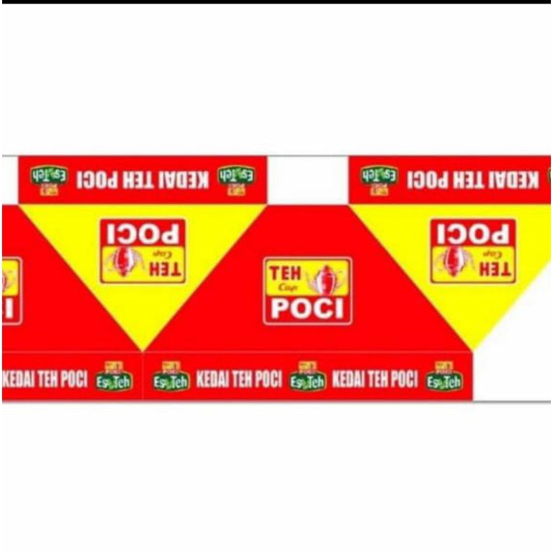 Tenda Cafe Custom desain dan logo uk. 1,5 X 2