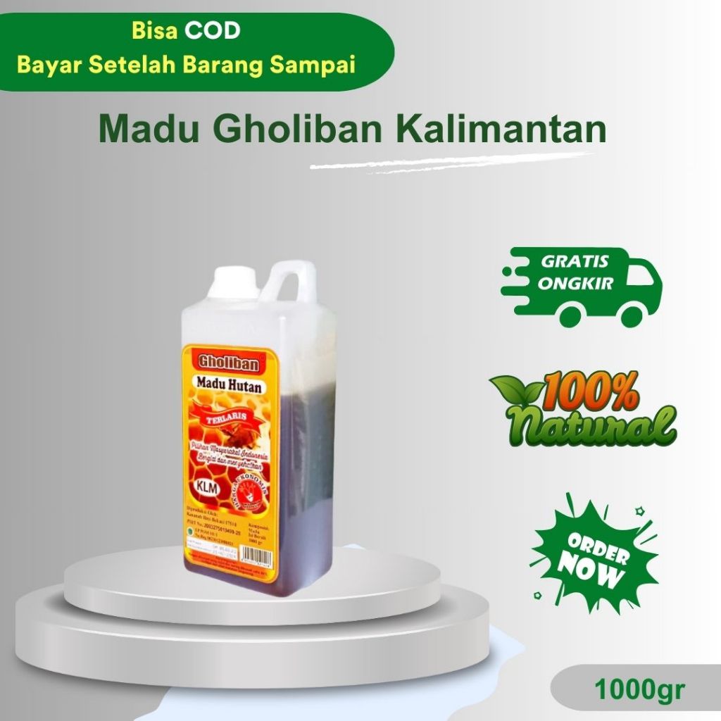 

Madu Gholiban Kalimantan Isi 1kg - Beragam Manfaat Kesehatan