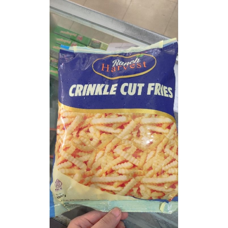 

Raneh Harvest Crinkle Cut Fries 1 kg / kentang goreng / Fries fried / kentang