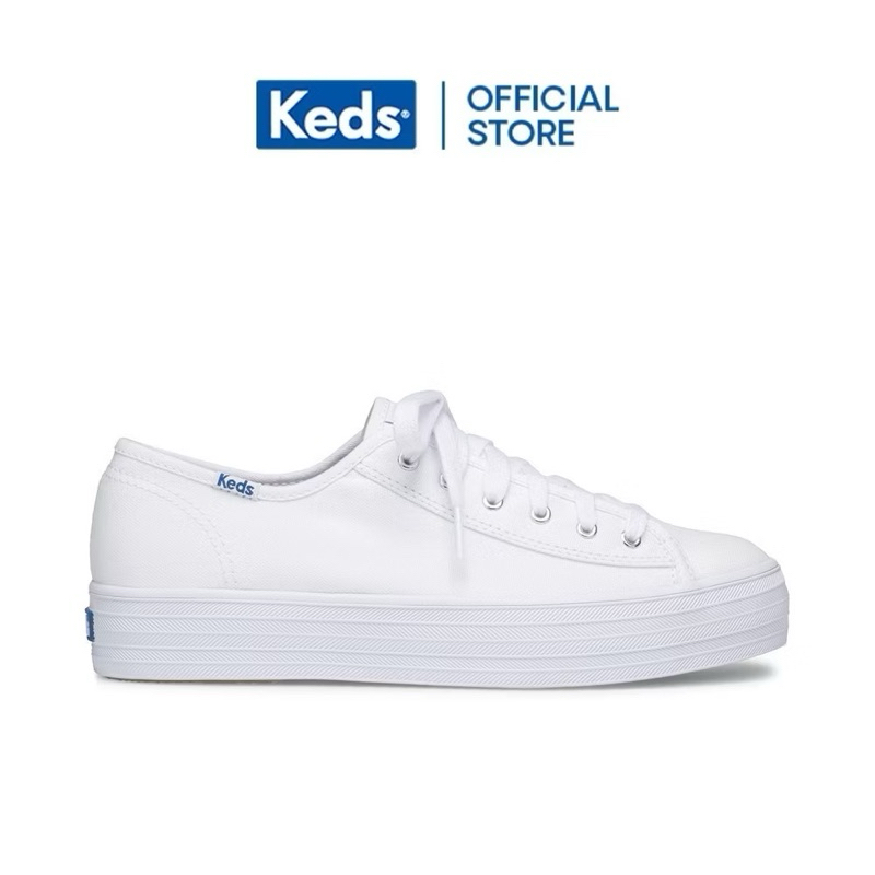 Sepatu Keds Triple Kick Canvas White