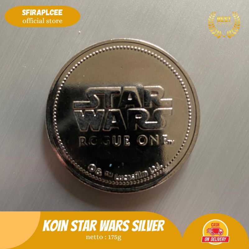 Koin Star Wars Silver Koin perak | Star Wars Koleksi koin | Star Wars