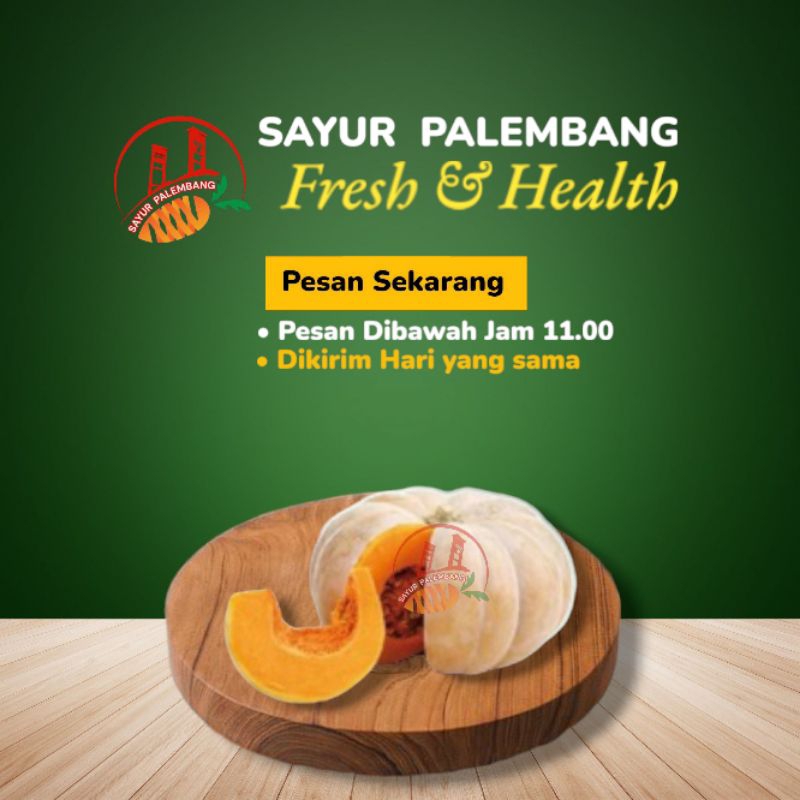 

Labu kuning 1buah - Sayur Palembang