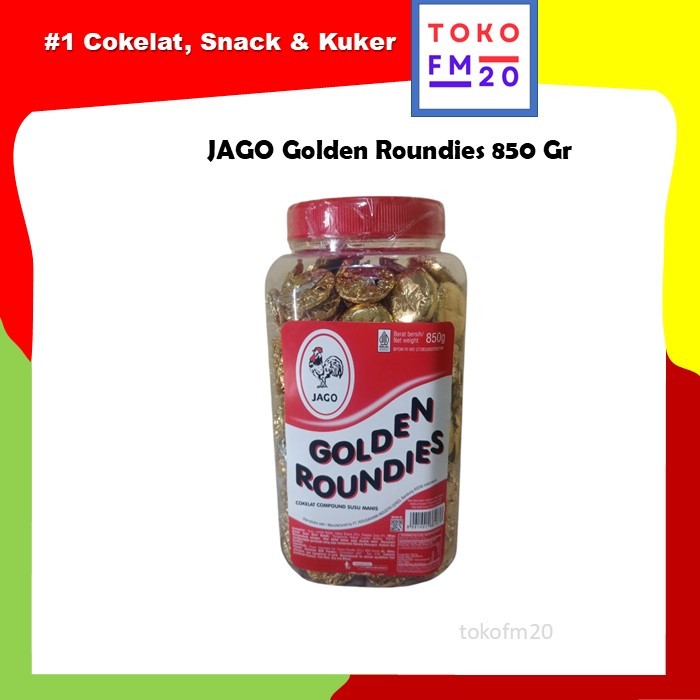 

Jago Golden roundies cokelat susu koin