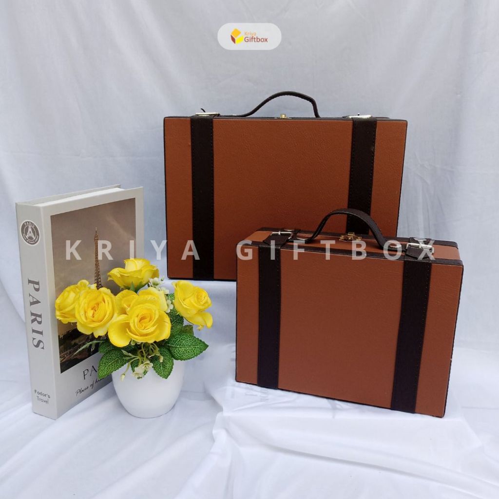 

Box Hamper Model Koper Kotak Bahan Kulit Sintetis Murah Hardbox Custom Handmade