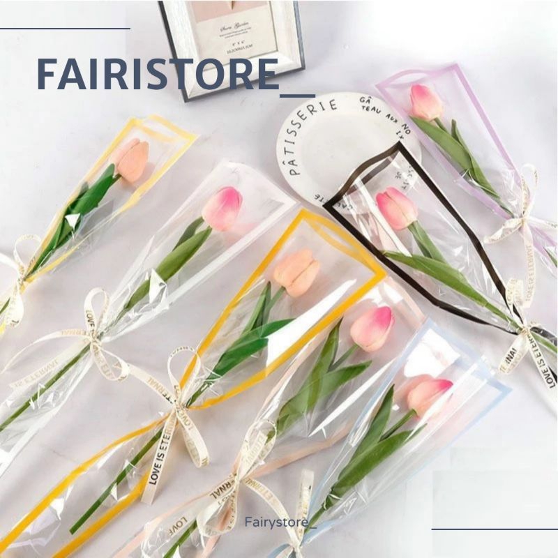 

Plastik Bunga 1 Tangkai Edisi List Warna