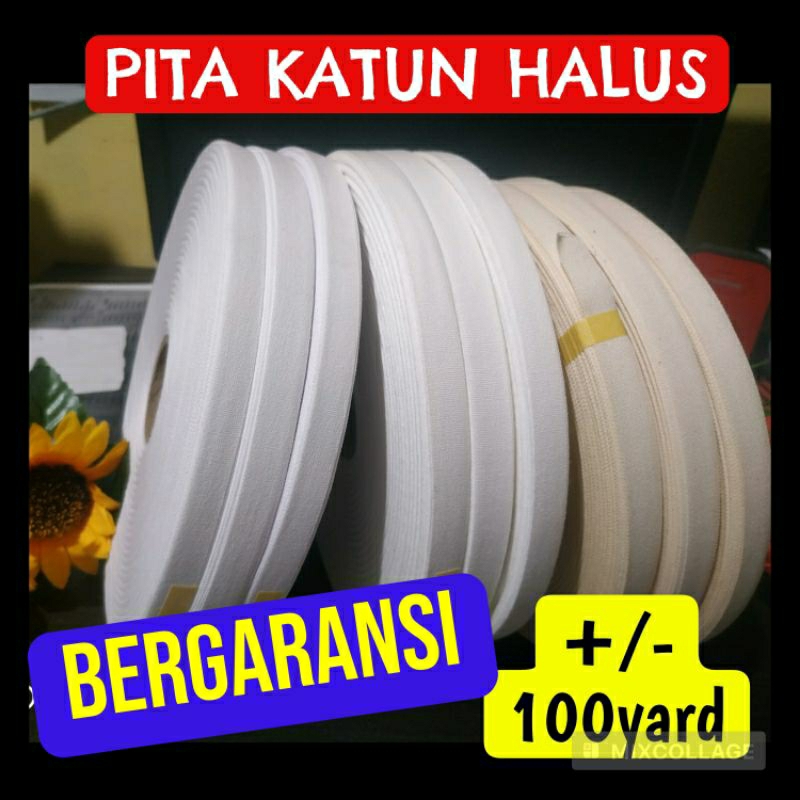 

Pita Katun Halus BerGaransi +/- 100yard