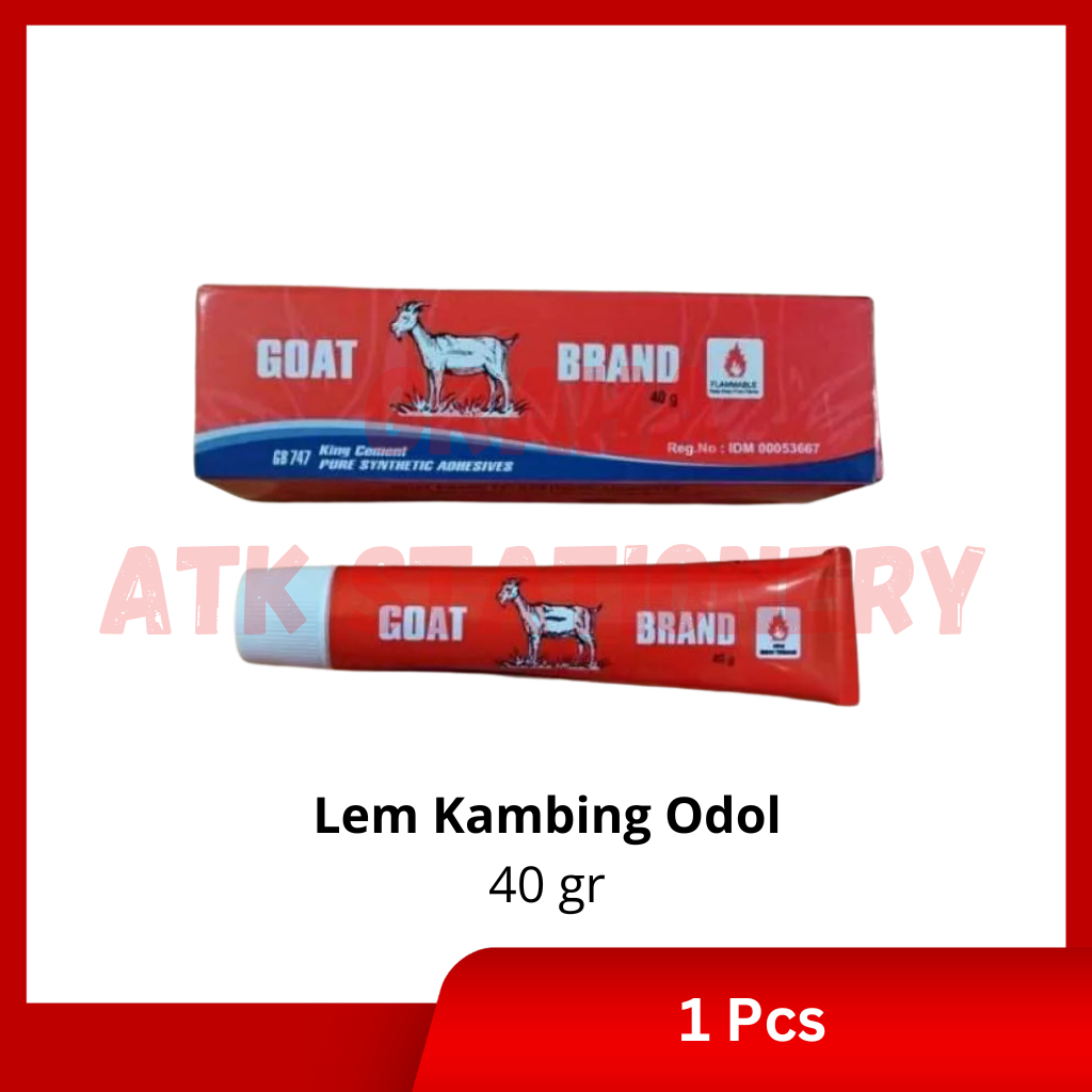 

Lem Kambing Odol 40gr / Lem Goat Tube 40gr