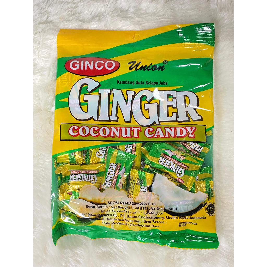 

PERMEN KELAPA JAHE UNION GINCO GINGER 32BTR 1BKS