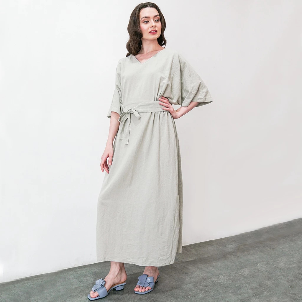 MANNANA Dayana Baju Muslim Kaftan Wanita Dress Gamis Wanita