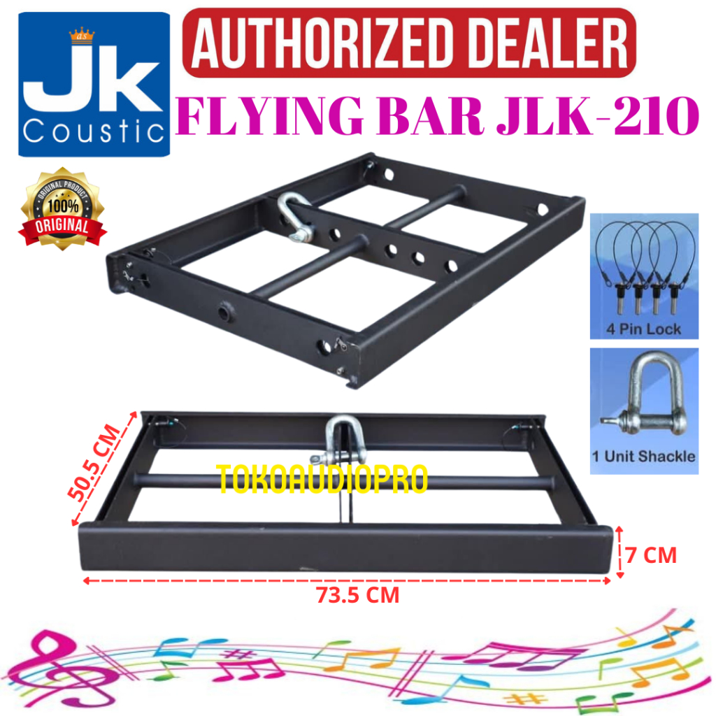 Fly Bar Line Array JK Coustic JLK-210 Gantungan Line Array JK Coustic JLK210 Flybar