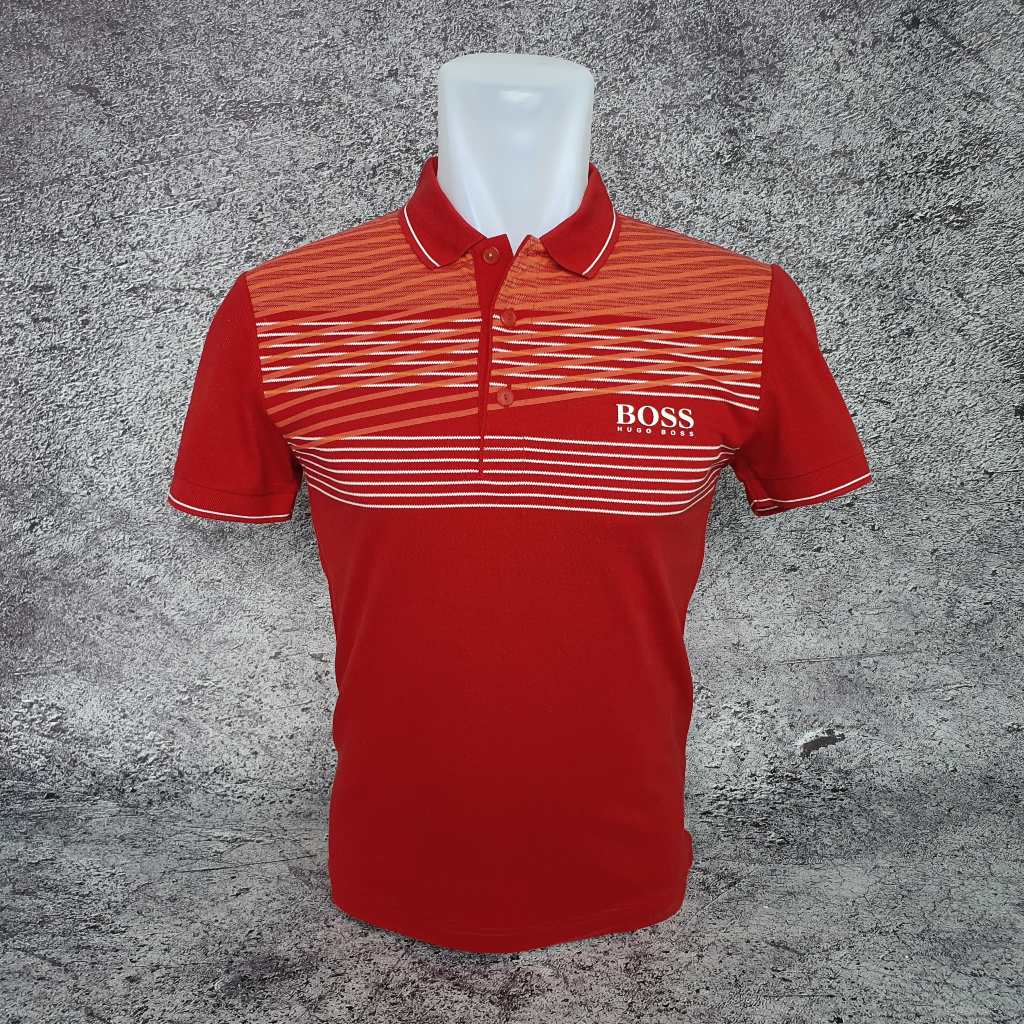 Baju Kaos Polo Anak HUGO BOSS - Size S / Lebar 44 cm - Original - Second