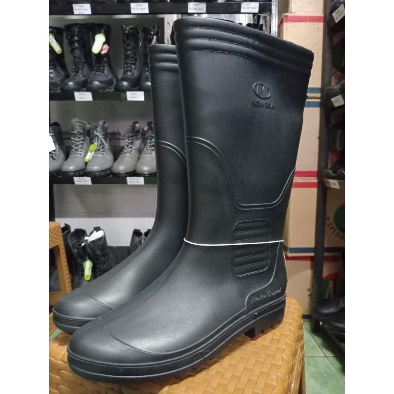 Sepatu Safety Boots New Era boots karet Lokal Ringan Lentur