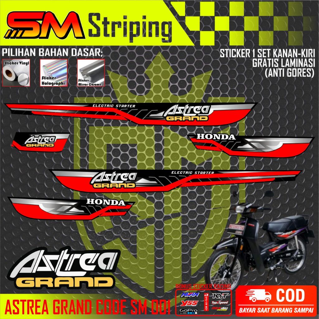 ASTREA GRAND Striping Motor Honda ASTREA GRAND