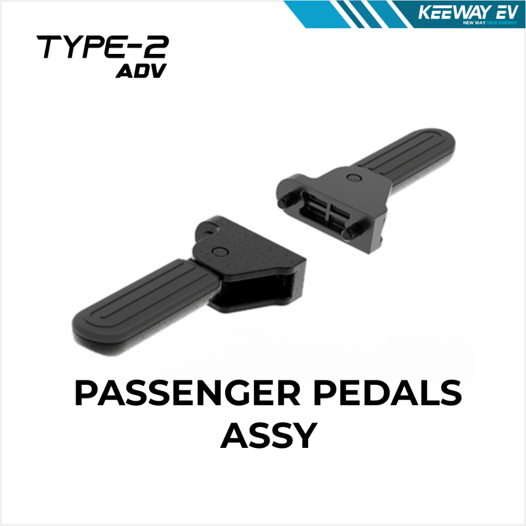 Passangers Pedals Keeway EV Type 2 ADV