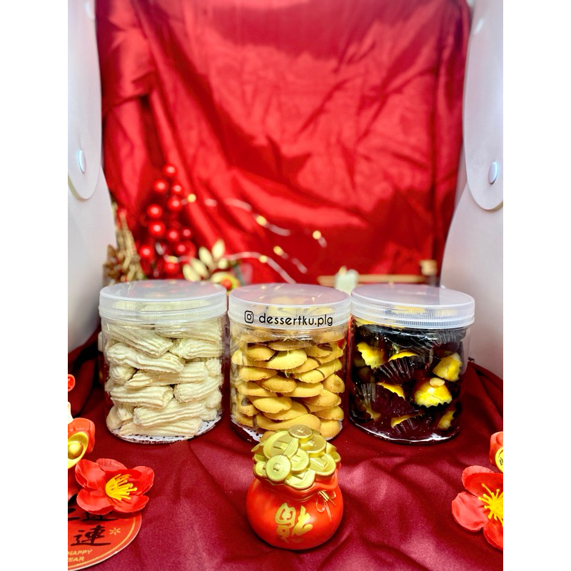 

READY Hampers Imlek Kue Kering Toples 500ml / CNY Palembang