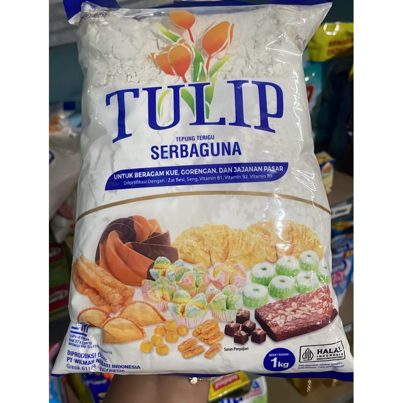 

Tulip Tepung Terigu Serbaguna 1 Kg – Protein Rendah