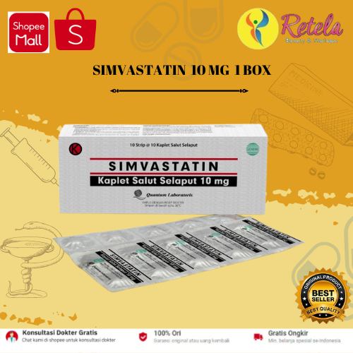 SIMVASTATIN 10MG 1 BOX QUANTUM LAB