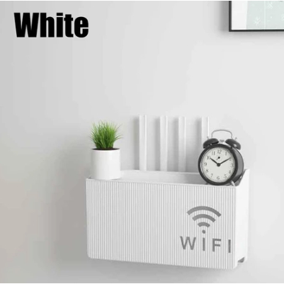 Kotak Penyimpan Router Wifi / Rak Router Wifi Tempel Dinding / Wireless Wifi Router Shelf Storage Bo