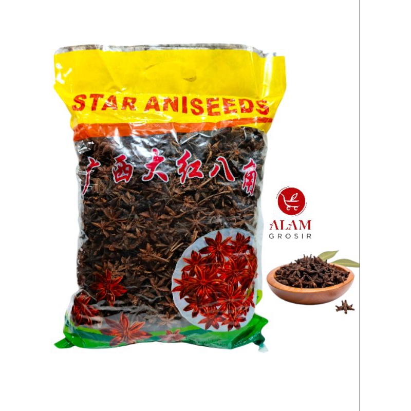 

Pekak Kembang Lawang Star Aniseeds 1kg Kualitas Terbaik