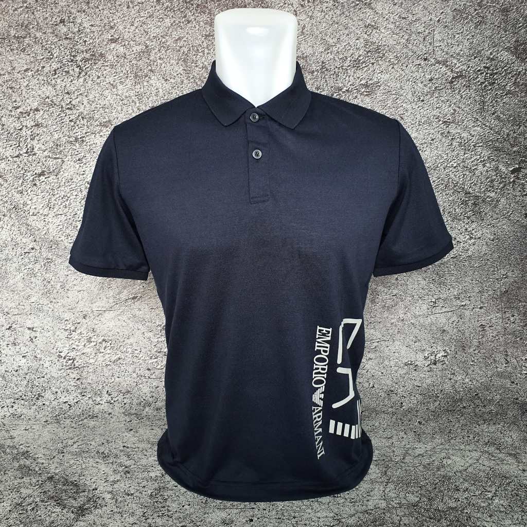Baju Kaos Polo EMPORIO ARMANI - Size S / Lebar 49 cm - Original - Second