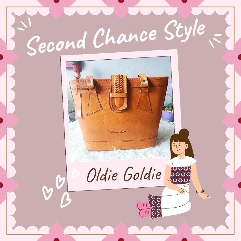 Tote bag Kenes Leather kulit asli nabati kulas